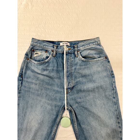 RE/DONE 70s Ultra High Rise Jeans Women’s 29 Raw Hem Mom Jeans - Picture 10 of 16